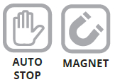 Autostop, magnet