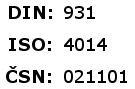 DIN, ISO, ČSN