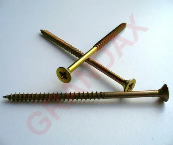 Vrut do dřeva UNI, ČZ, zápustná hlava, PZ2 4,5x80/50mm ZZ