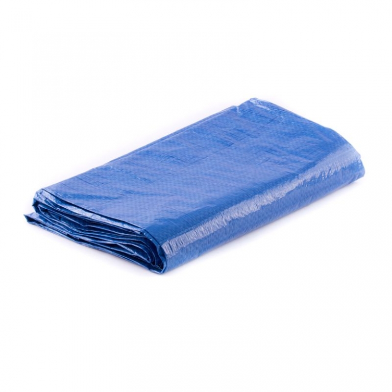 Plachta zakrývací laminovaná s oky modrá 6x10m STANDARD