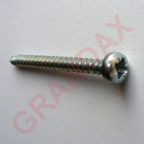 Vrut do dřeva, půlkulatá hlava UNI, PZ2 5,0x45mm ZB