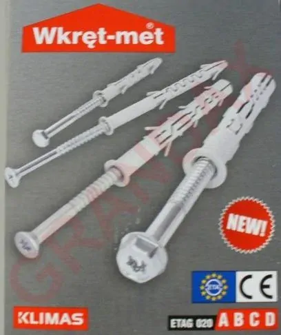 Hmoždinka rámová rozpínací, 10x200mm s vrutem se šestihrannou hlavou