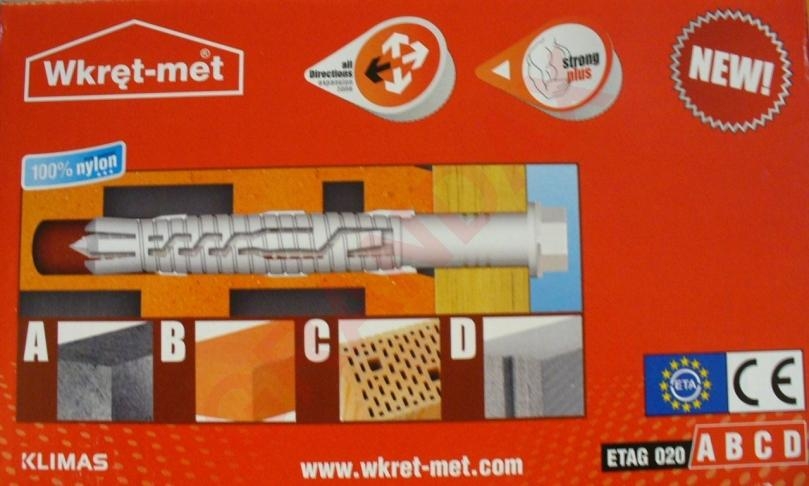 Hmoždinka rámová rozpínací, 10x230mm s vrutem se šestihrannou hlavou