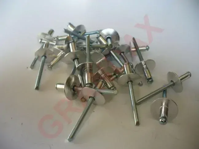 Nýty trhací AL, rozměr 4,8x21mm, plochá hlava 16mm