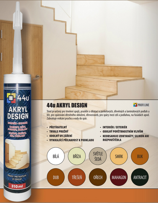 Akrylový tmel (parketový) DESIGN 310ml DUB