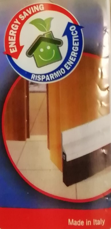 Dveřní a těsnicí lišta (kartáč) GEKO 98cm, hnědá