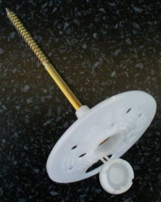 Podložka - talířek na izolace, průměr 60 mm, se záslepkou