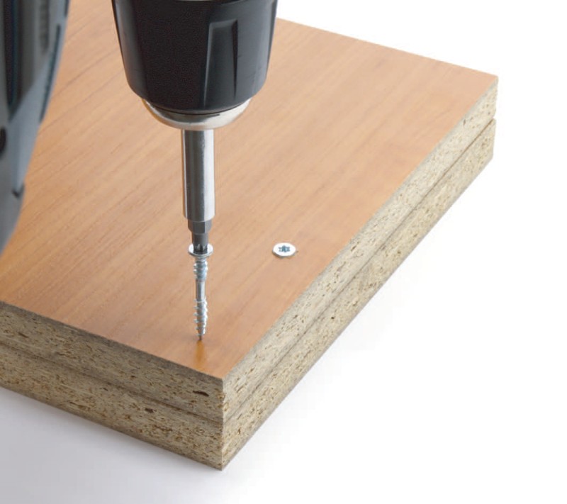 Vrut do dřeva s dvojitým závitem DABL, zápustná hlava, TORX20, 4,0x45/23mm ZB