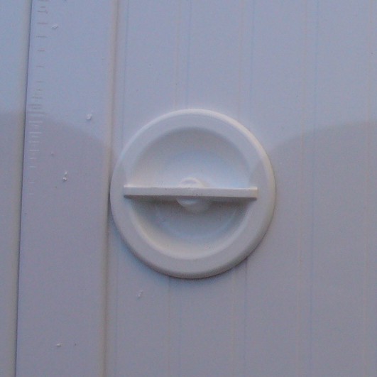 Dvířka revizní PVC, otočný zámek, 500x500mm