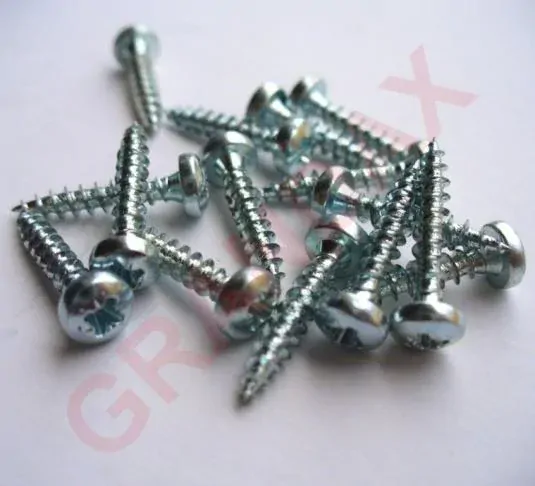 Vrut do dřeva, půlkulatá hlava UNI, PZ1 3,0x11mm ZB