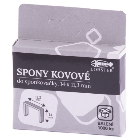 Spony do sponkovací pistole, 14mm/1000ks