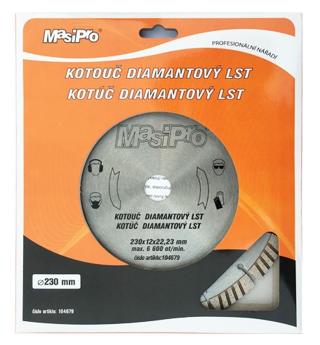 Kotouč diamantový MASIPRO LST 230mm