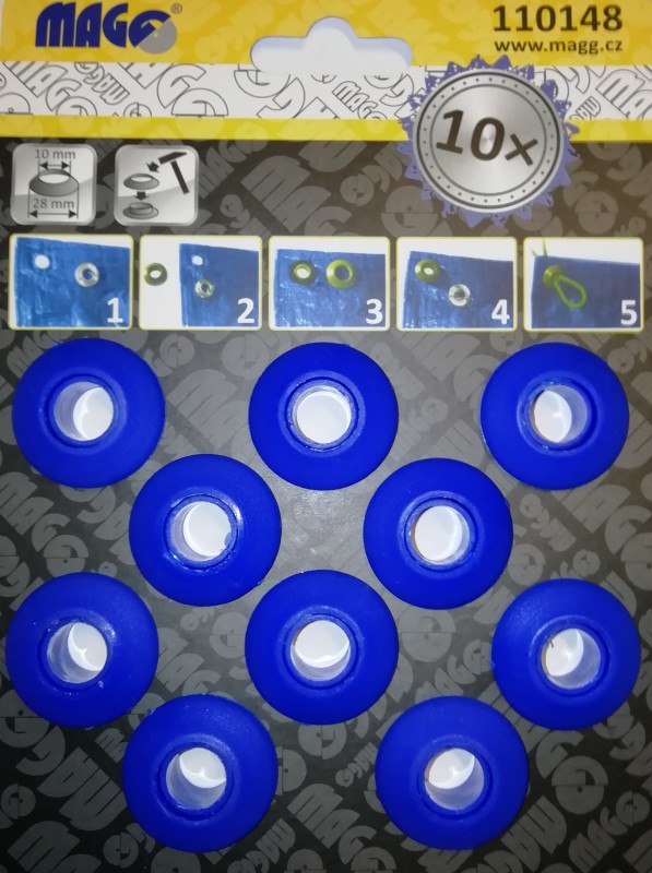 Oka plastová k plachtám 10ks