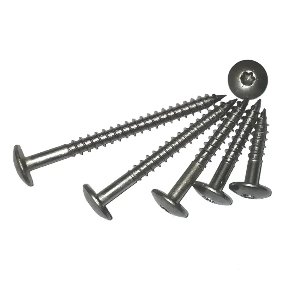Vrut do dřeva - hlava hřib 4,8x38/25mm, TORX20, NEREZ A2