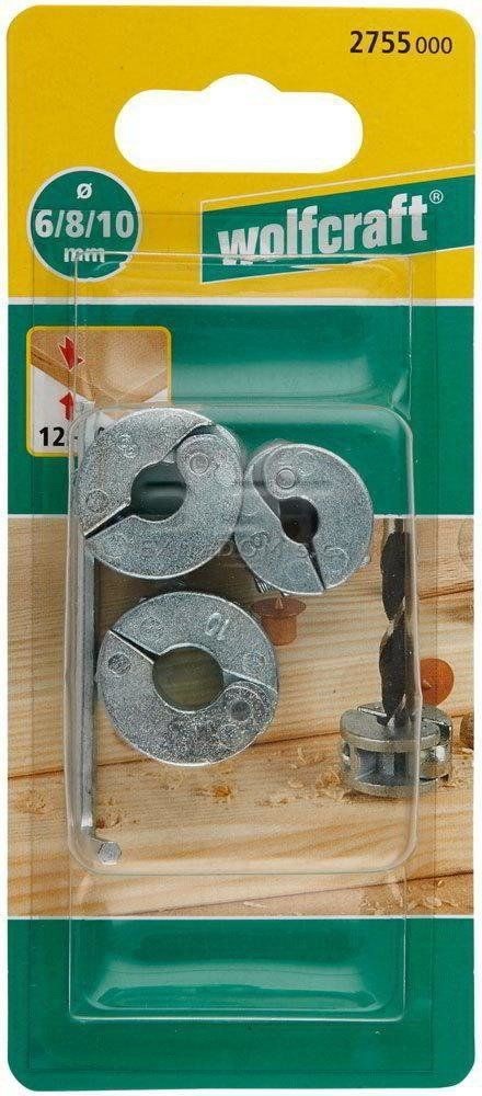 Doraz hloubkový 3ks (6-8-10mm) WOLFCRAFT