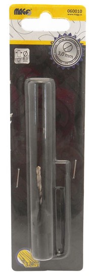 Vrták pro konfirmát 4,5 /vrták 3,0mm stopka 8mm