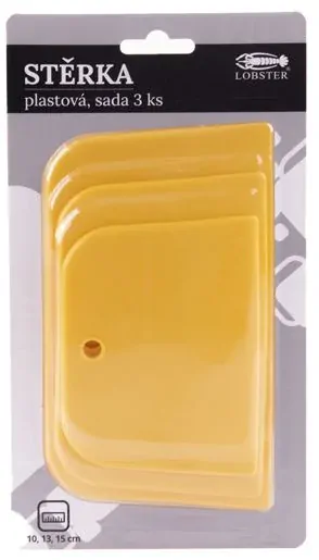 Stěrky plastové sada 3ks