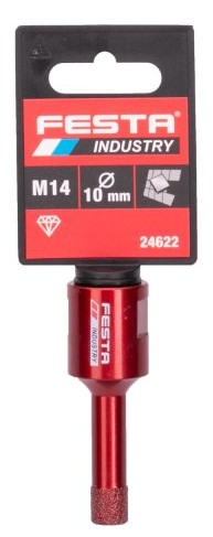 Korunka vykružovací diamantová, 10mm/M14 FESTA INDUSTRY
