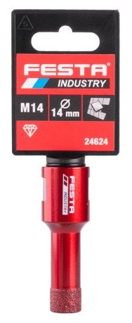 Korunka vykružovací diamantová, 14mm/M14 FESTA INDUSTRY