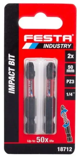 Nástavec bit PZ3 torzní FESTA INDUSTRY impact, délka 50mm
