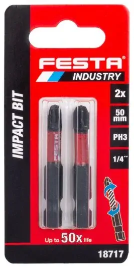 Nástavec bit PH3 torzní FESTA INDUSTRY impact, délka 50mm
