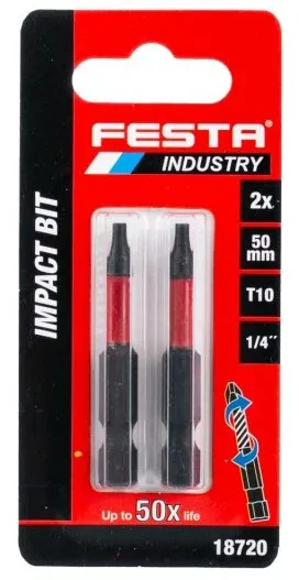 Nástavec bit TORX 10 torzní FESTA INDUSTRY impact, délka 50mm
