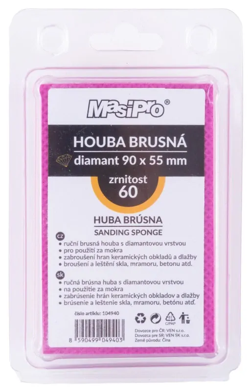 Houba brusná diamant zrnitost 60, 90x55mm