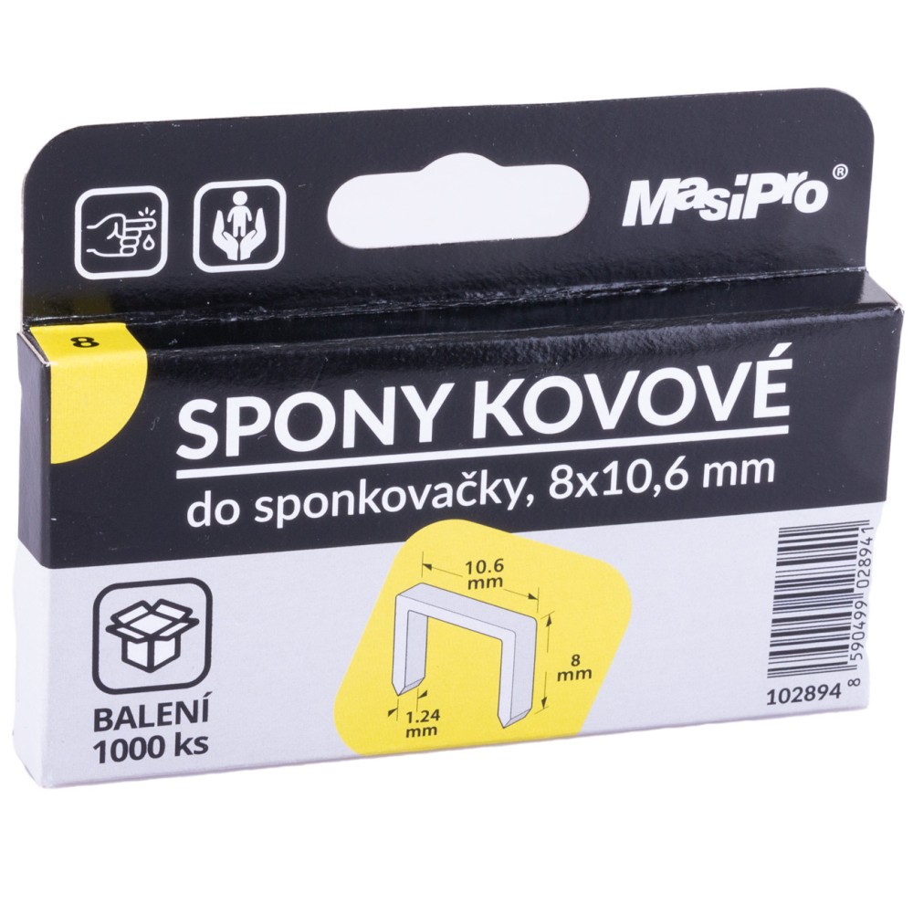 Spony do sponkovací pistole 8mm/1000ks, typ T50