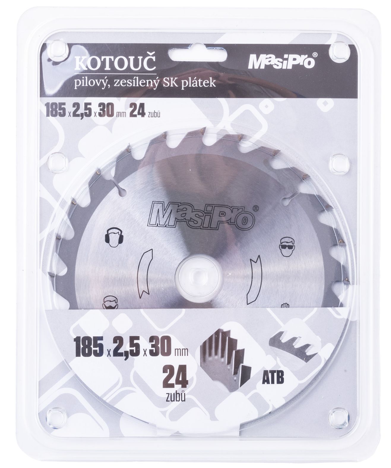 Kotouč pilový 185x2,5x30mm/24 zubů