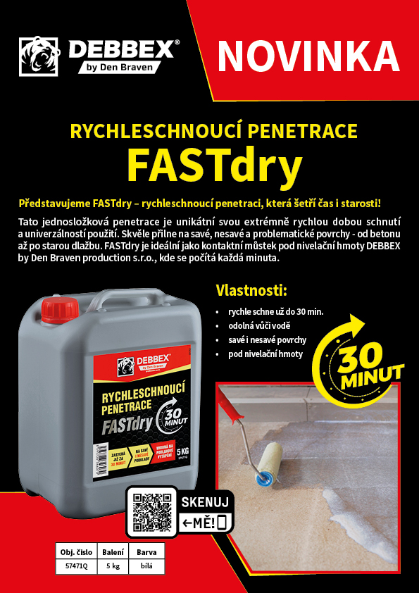 Penetrace rychleschnoucí FASTdry 5kg DEBBEX