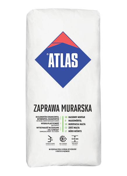 Zdící malta 25kg ATLAS