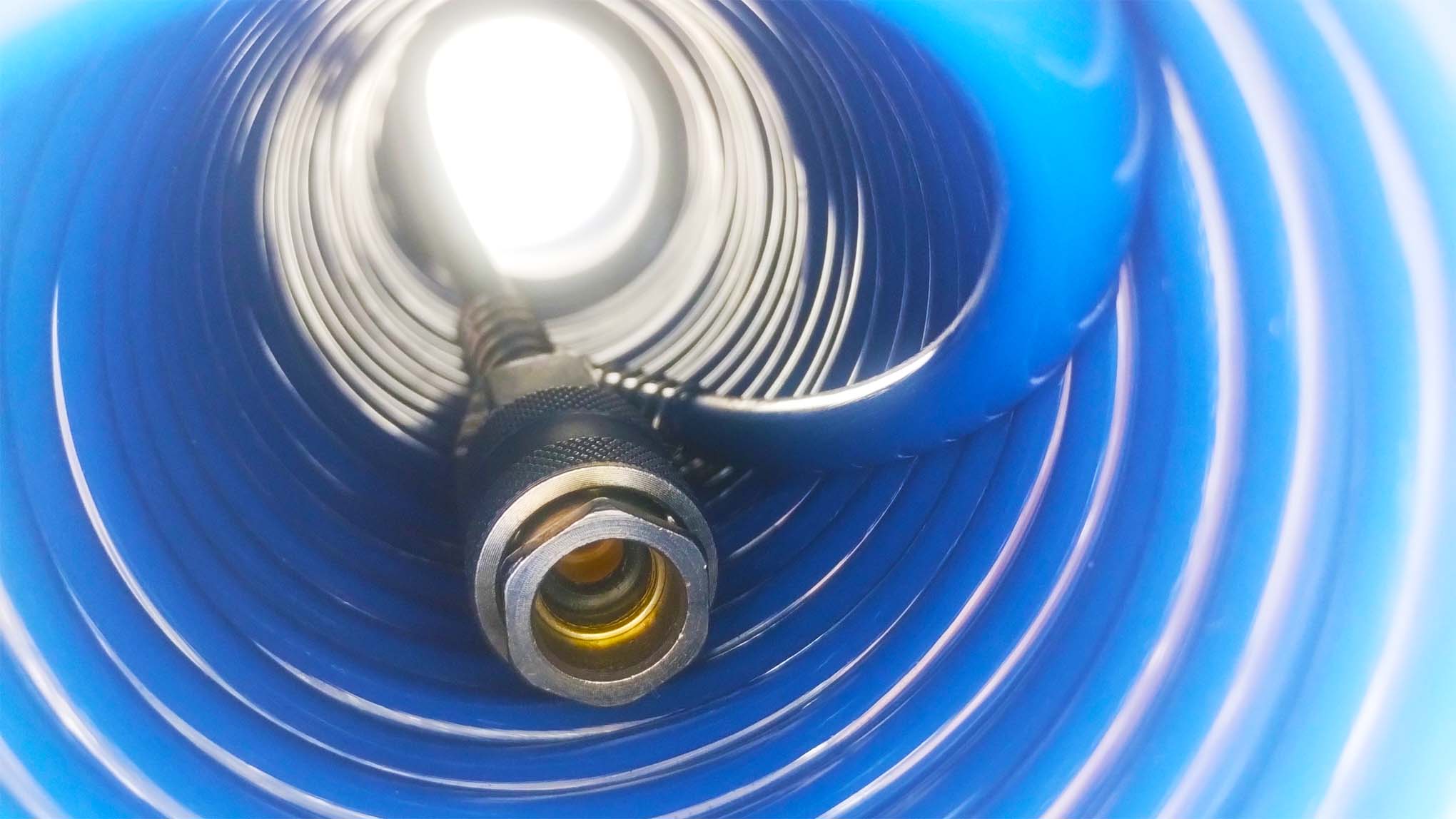 Hadice spirálová vzduchová 10m se spojkami