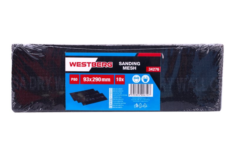 Brusná mřížka 93x290mm zrnitost 80