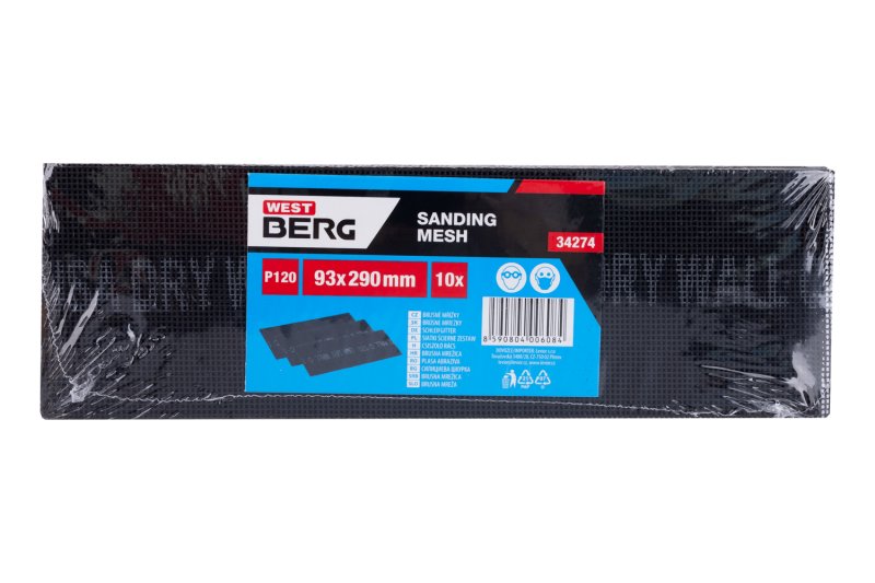 Brusná mřížka 93x290mm, zrnitost 120