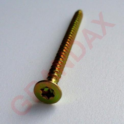 Vrut do dřeva UNI, zápustná hlava, TORX30, 6,0x60mm ZZ