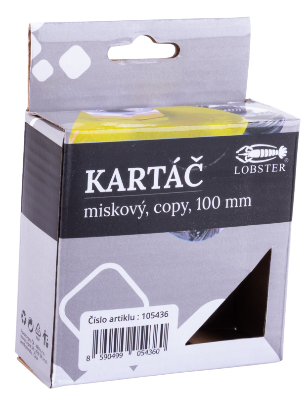 Kartáč ocelový miskový copy M14,100 mm