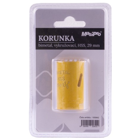 Korunka (vykružovač) Bimetal HSS 29mm MASIPRO