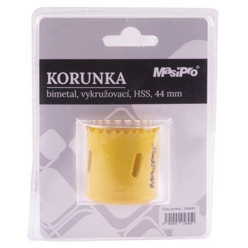 Korunka (vykružovač) Bimetal HSS 44mm MASIPRO
