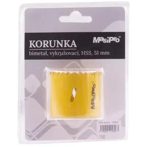 Korunka (vykružovač) Bimetal HSS 51mm MASIPRO