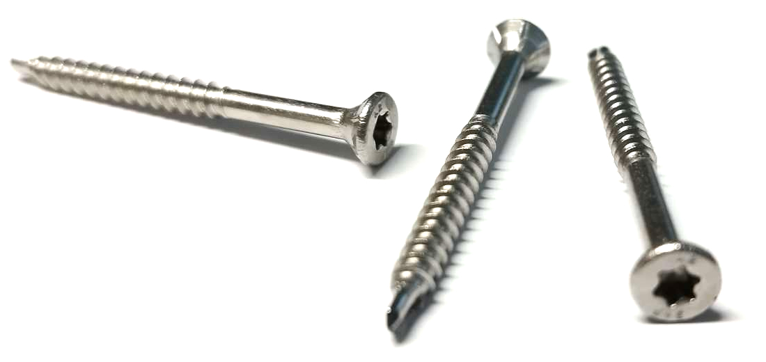 Vrut TEX, zápustná hlava, 4,0x60/40mm, TORX 20, NEREZ A2