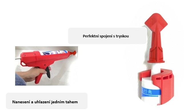 Stěrky aplikační na tmely a silikony