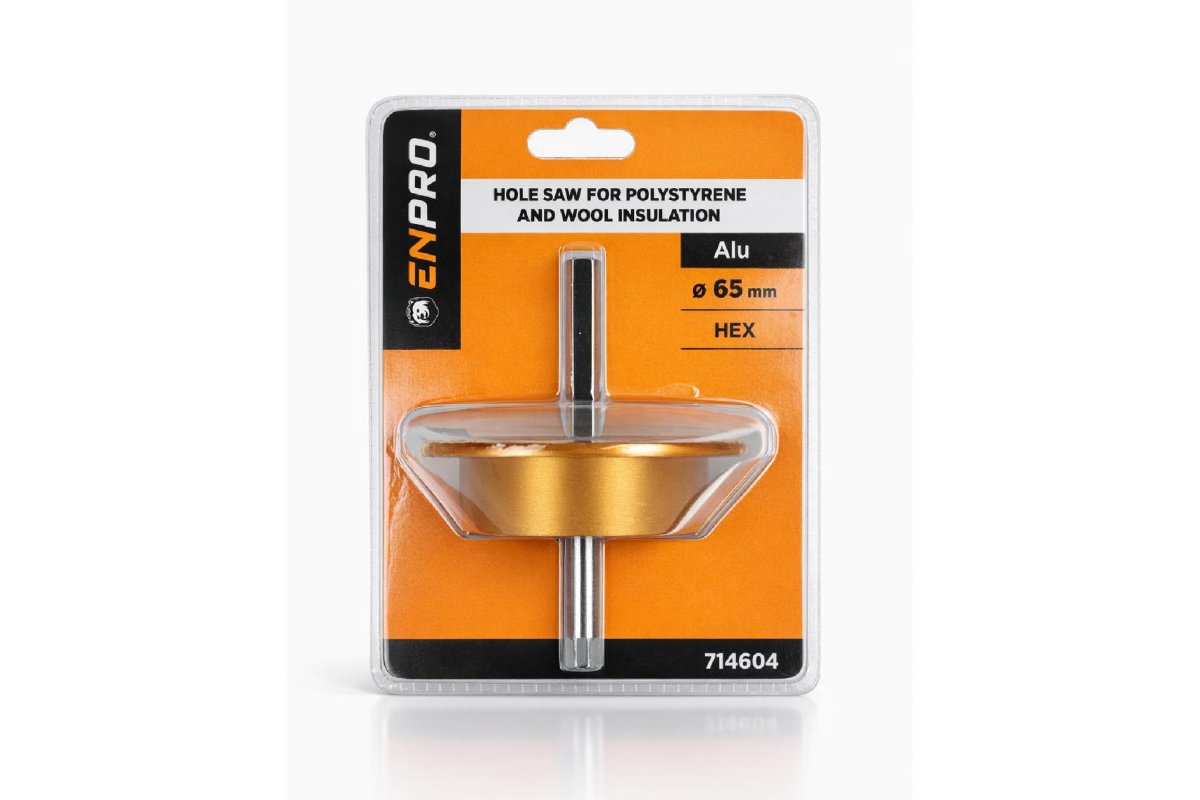 Fréza na polystyren a vatu na zátky 65mm ALU