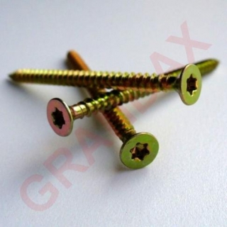Vrut do dřeva UNI, zápustná hlava, TORX25, 5,0x 23mm ZZ