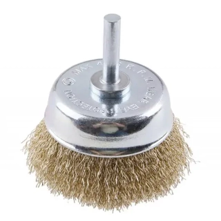 Kartáč hrnkový vlnitý 75mm, stopka FESTA