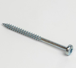 Vrut do dřeva, půlkulatá hlava UNI, částečný závit, TORX20 4,0x80/50mm ZB