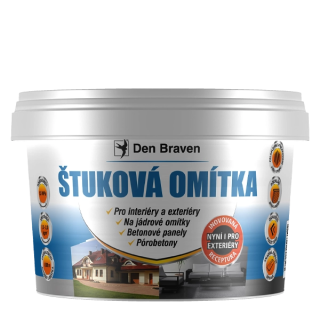 Štuková omítka, 25 kg Den Braven