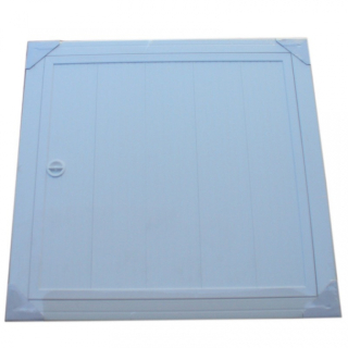 Dvířka revizní PVC, otočný zámek, 400x400mm