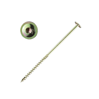 Vrut stavební konstrukční, talířová hlava 8,0x200mm TORX40, ZZ