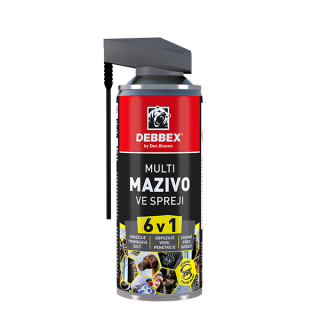 Multi mazivo ve spreji 6v1 400 ml DEBBEX