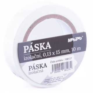 Páska elektro izolační PVC bílá
